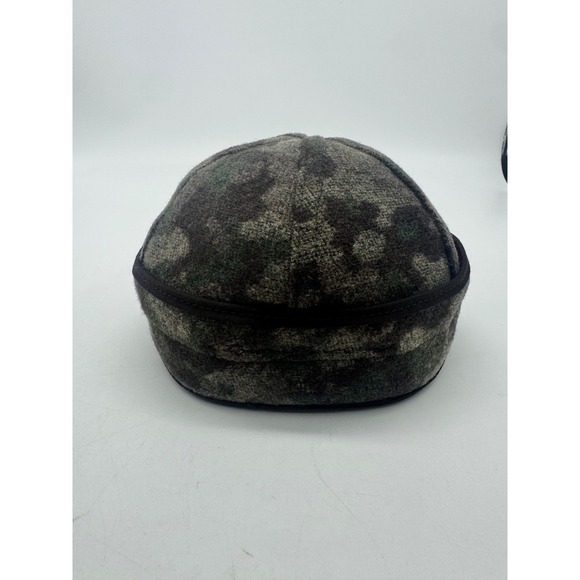 Stormy Kromer Wool Blend Camo Trapper Hat Size 6 3/4 Ear Flaps - Picture 3 of 10
